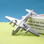 DIE-CAST MODEL — 🇫🇷 Air France — Douglas DC-4 — AeroClassics — 1:400 — WITH ORIGINAL BOX —