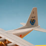 DIE-CAST MODEL — 🇧🇪 Belgian Air Force — Lockheed C-130H Hercules CH-02 — 30th Anniversary (Featuring its distinctive Sioux Chief nose art) — 1:200 — WITH DISPLAY STAND