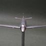 🇬🇧 Maquette ancienne de chasseur britannique Supermarine Swift sur socle