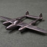 🇺🇸 Lockheed P-38 Lightning — 1/140 — étain moulé belle patine d'origine —