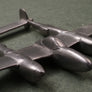 🇺🇸 Lockheed P-38 Lightning — 1/140 — étain moulé belle patine d'origine —