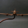 Cendrier vintage en bronze bimoteur années 1930-1940 ( H21 cm)