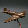 Cendrier vintage en bronze bimoteur années 1930-1940 ( H21 cm)