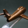 🇷🇺 MiG-15 — 1:135 — Métal patiné bronze – socle en marbre — vers 1950/60 —