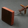 🇷🇺 MiG-15 — 1:135 — Métal patiné bronze – socle en marbre — vers 1950/60 —