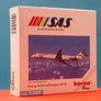DIE-CAST MODEL — 🇸🇪 SAS Scandinavian Airlines — Boeing McDonnell Douglas MD-81 — Herpa — 1:500 — WITH ORIGINAL BOX —