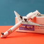 DIE-CAST MODEL — 🇸🇪 SAS Scandinavian Airlines — Boeing McDonnell Douglas MD-81 — Herpa — 1:500 — WITH ORIGINAL BOX —