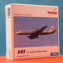 DIE-CAST MODEL — 🇸🇪 SAS Scandinavian — Douglas DC-8-55 — Herpa — 1:500 — WITH ORIGINAL BOX —