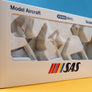 DIE-CAST MODEL — 🇸🇪 SAS Scandinavian Airlines — Boeing 747-B, Douglas DC10-30, Douglas MD-80 — Schabak — 1:600 — WITH ORIGINAL BOX —