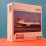 DIE-CAST MODEL — 🇬🇧 British Airways — Lockheed L-1011 TriStar 500 — Herpa — 1/500 — WITH ORIGINAL BOX —