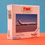 DIE-CAST MODEL — 🇺🇸 TWA Trans World Airlines — Boeing 717-200 — Herpa — 1:500 — WITH ORIGINAL BOX —