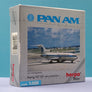 DIE-CAST MODEL — 🇺🇸 Pan American Airways — Boeing 727-100 — Herpa Wings — 1:500 — WITH ORIGINAL BOX —