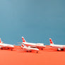 DIE-CAST MODEL —  🇺🇸 TWA (Trans World Airlines) — Boeing 747, L-1011, 767, 727 — Schabak — 1:600 — WITH ORIGINAL BOX —