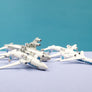 DIE-CAST MODEL — 🇺🇸 Pan Am — Boeing 747 / Airbus A300 / Airbus A310 / Boeing 727 — Schabak Modell — 1:600 — WITH ORIGINAL BOX —