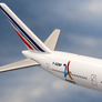 DIE-CAST MODEL — 🇫🇷 Air France — Boeing 777-300ER — Soutien à la candidature olympique et paralympique Paris 2024 — Schuco — 1:600 — AVEC SUPPORT