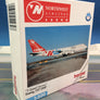 DIE-CAST MODEL — 🇺🇸 Northwest Airlines Cargo — 3-Speed Service — Boeing 747-200F — 1:500 — WITH ORIGINAL BOX —