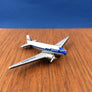 DIE-CAST MODEL — 🇺🇸 United Airlines — Douglas DC-3 — HERPA — 1:500 — WITH ORIGINAL BOX —