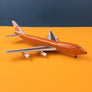 DIE-CAST MODEL — 🇺🇸 Braniff International — Boeing 747-100 — Schuco StarJets — 1:500 — WITH ORIGINAL BOX —