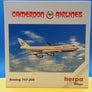 DIE-CAST MODEL — 🇨🇲 Cameroon Airlines Boeing 747-200 — Herpa Wings 1:500 — Ref. 502498— WITH ORIGINAL BOX —