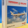 DIE-CAST MODEL — 🇨🇲 Cameroon Airlines Boeing 747-200 — Herpa Wings 1:500 — Ref. 502498— WITH ORIGINAL BOX —