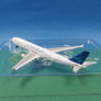 DIE-CAST MODEL — 🇮🇩 Garuda Indonesia — Airbus A330-300 — Herpa — 1:500 — WITH ORIGINAL BOX —