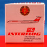 DIE-CAST MODEL — 🇩🇪 Interflug — Ilyushin IL-62 — Schabak — 1:600 — WITH ORIGINAL BOX —