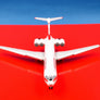 DIE-CAST MODEL — 🇩🇪 Interflug — Ilyushin IL-62 — Herpa — 1/500 — WITH ORIGINAL BOX —