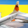 DIE-CAST MODEL —  🇱🇻 air Baltic — Boeing 737-500 — Herpa — 1:500 — WITH ORIGINAL BOX —