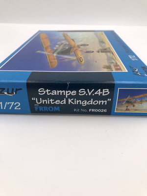 Maquette à monter Stampe S.V. 4B ''United Kingdom'' Azur 1/72e