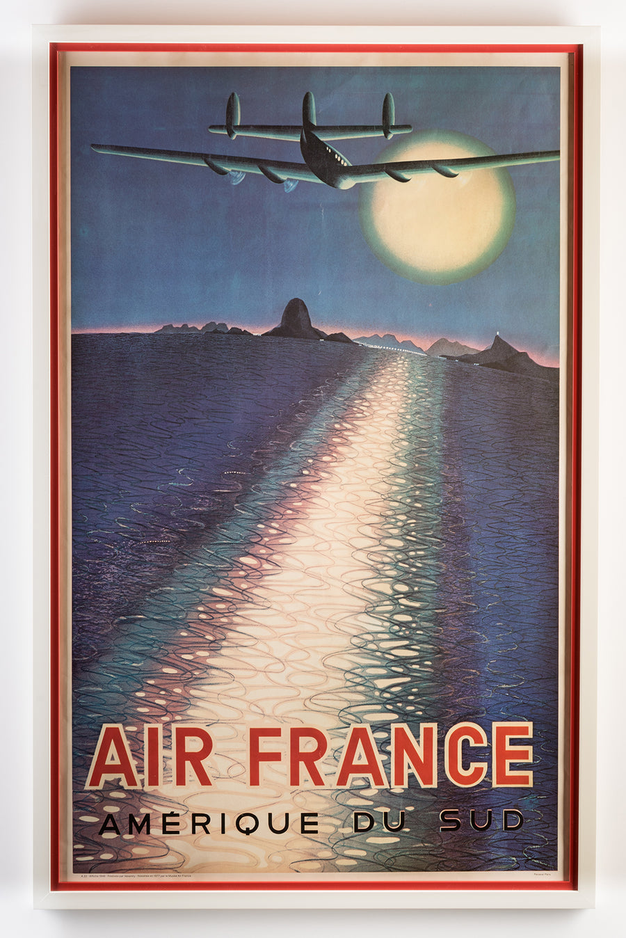 AIR FRANCE - AMÉRIQUE DU SUD ( 68 x 106 x 2 cm )