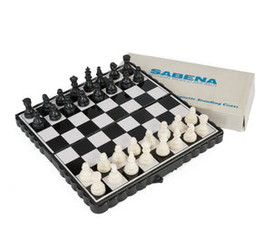 Sabena Airlines' Magnetic Standing Chess in its box