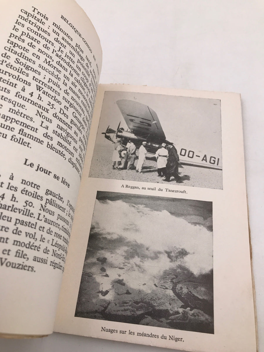 BELGIQUE-CONGO EN AVION (Bon état)