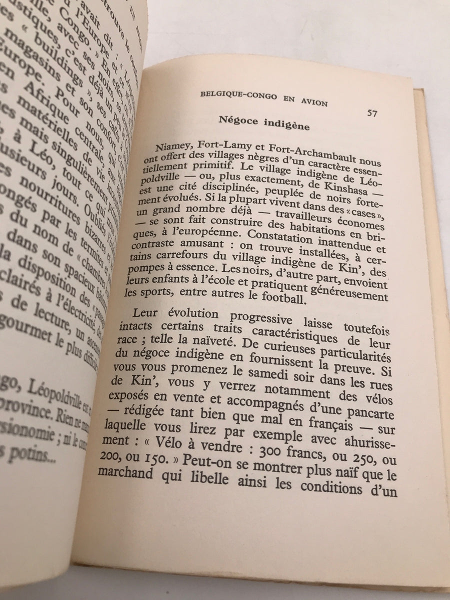 BELGIQUE-CONGO EN AVION (Bon état)