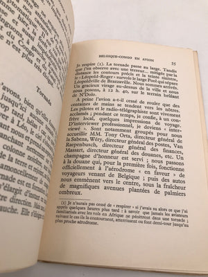 BELGIQUE-CONGO EN AVION (Bon état)