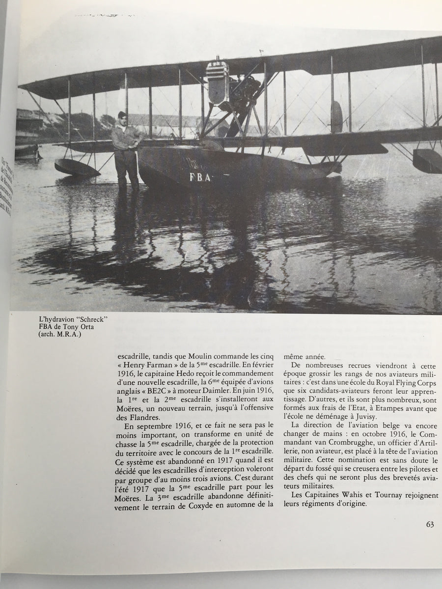 Histoire de l'aviation belge