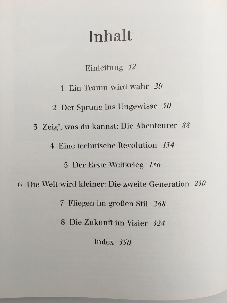 Aviation : The Early Years, Die Anfänge der Luftfahrt, Les Premières Années de l'Aéronautique