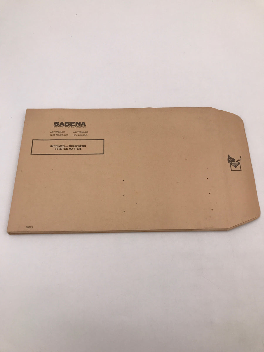 Lot de onze enveloppes de la Sabena