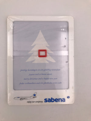 Sabena Airlines' calendar frame (12 x 16.11 x 9.75 cm)