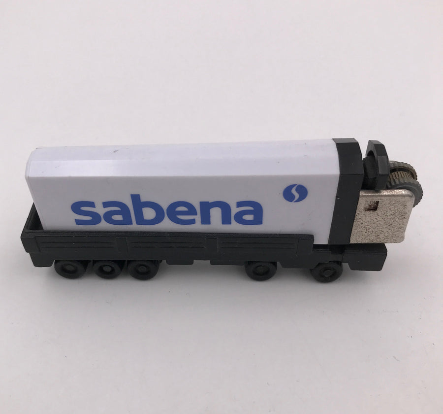 Sabena Airlines' lighter ( made by Tokai ) mounted on a toy truck platform