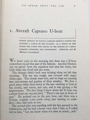 We speak from the air : BROADCASTS BY THE R.A.F.