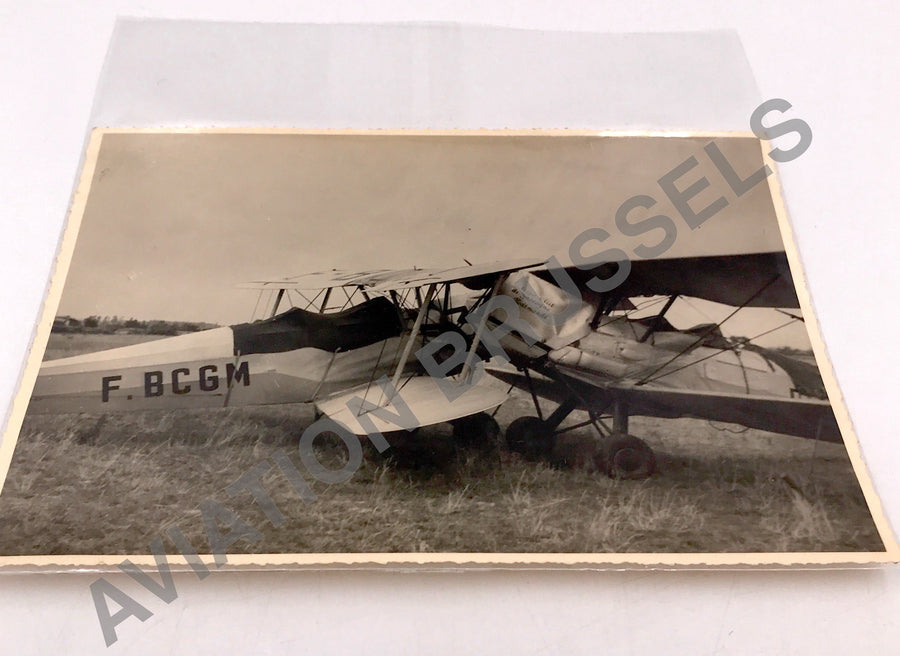 PHOTO : Vue d'un accident entre deux avions Stampe de l'Aéro - Club de Gascogne ( Marmande )