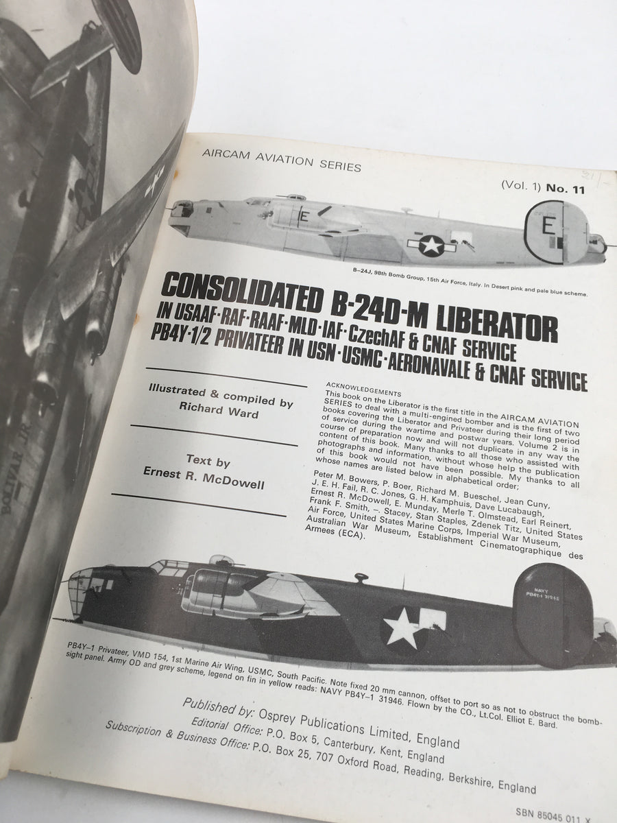 No.11 (Vol.1 ) - Consolidated B-24D-M Liberator