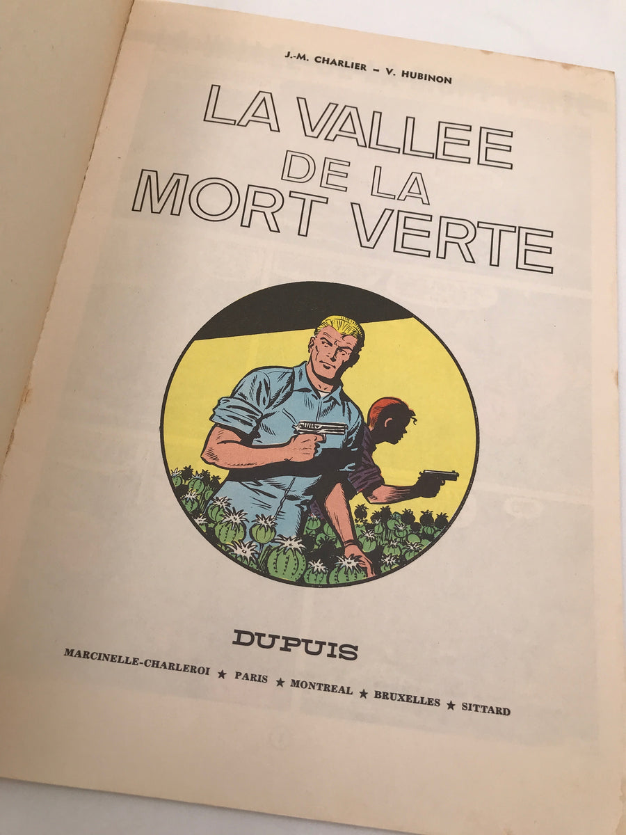 LES AVENTURES DE BUCK DANNY - LA VALLÉE DE LA MORT VERTE  (E.O., 1973)