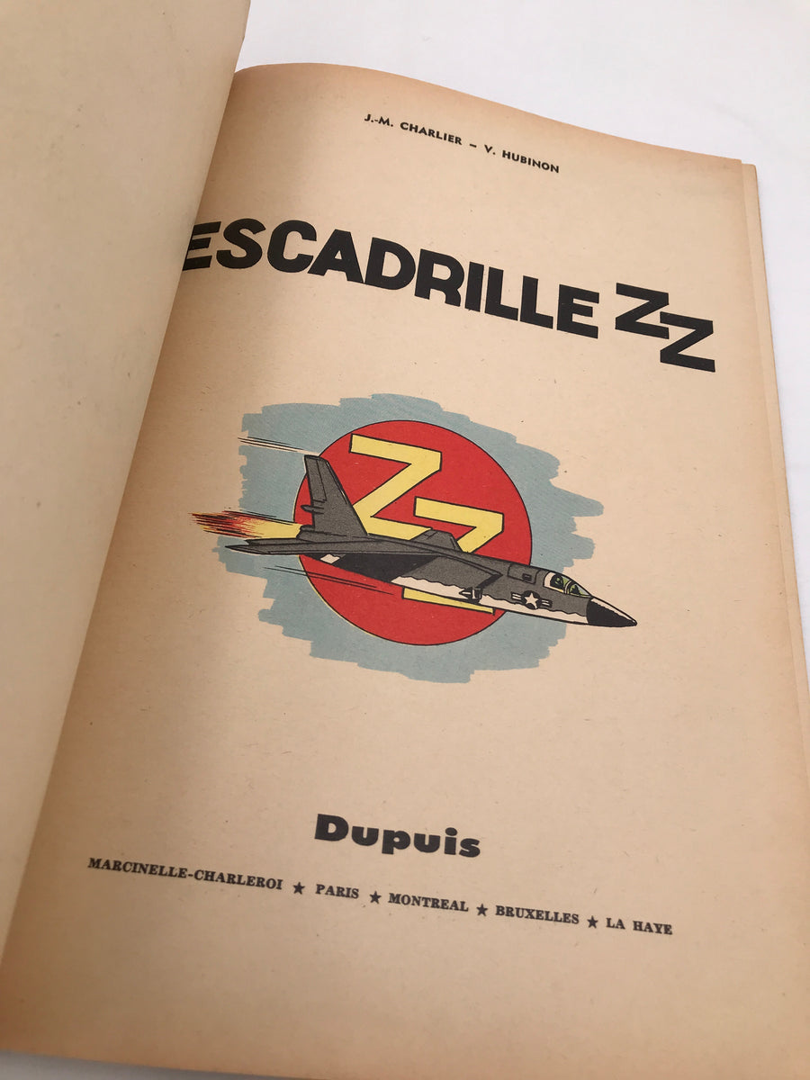 ** RARE **  LES AVENTURES DE BUCK DANNY - ESCADRILLE ZZ  (E.O., 1961)