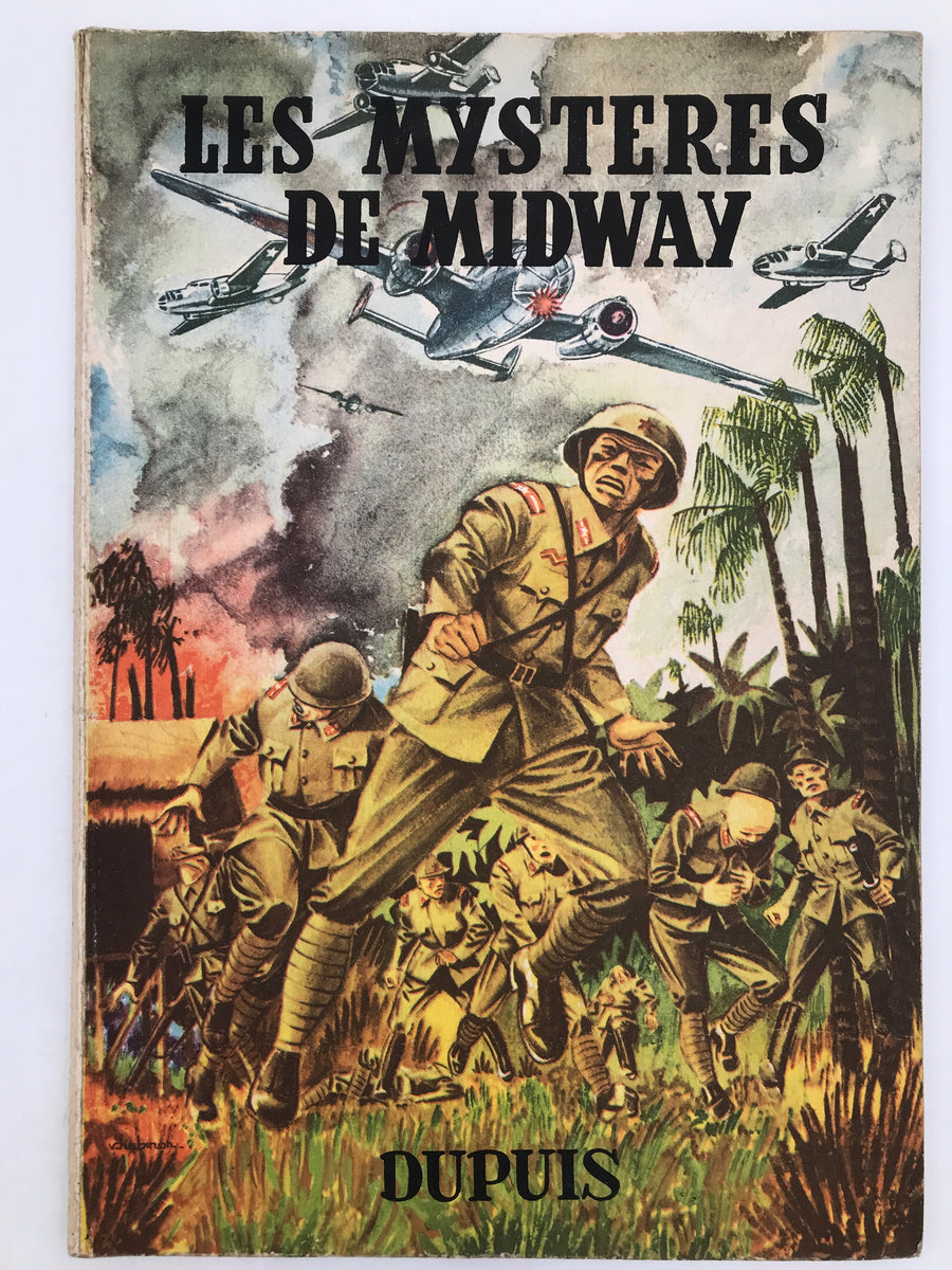 ** RARE ** LES MYSTERES DE MIDWAY - BUCK DANNY (E.O. 1948) TRÈS BON ÉTAT