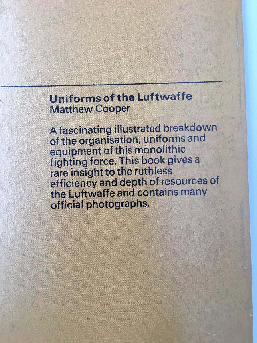 Uniforms of the Luftwaffe, 1939 - 1945