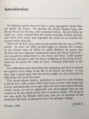 Pictorial History of the RAF, Volume One, 1918 - 1939