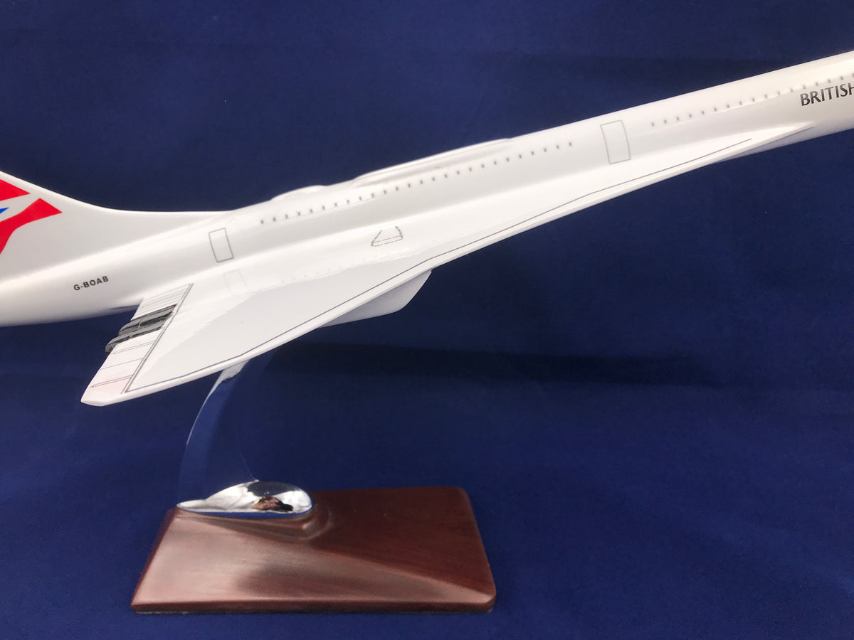 Metal model - Concorde registered G - BOAB, British Airways (48.6 x 20 ...