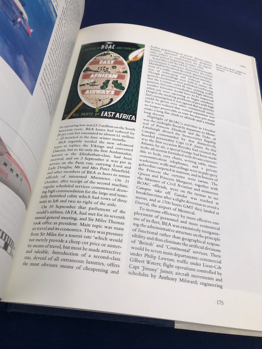 Wings across the world : An Illustrated History of British Airways Used Like New  *** MINT ****
