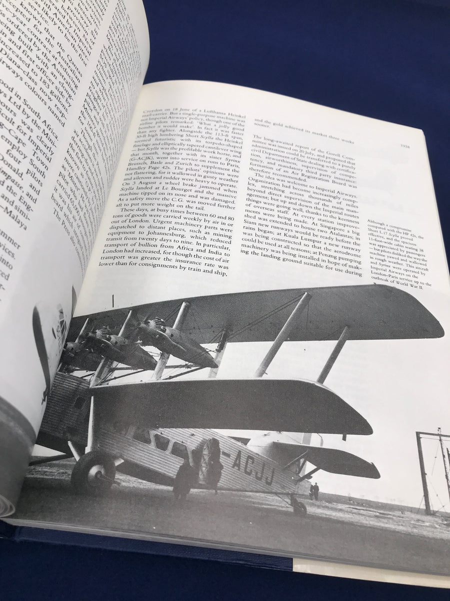 Wings across the world : An Illustrated History of British Airways Used Like New  *** MINT ****